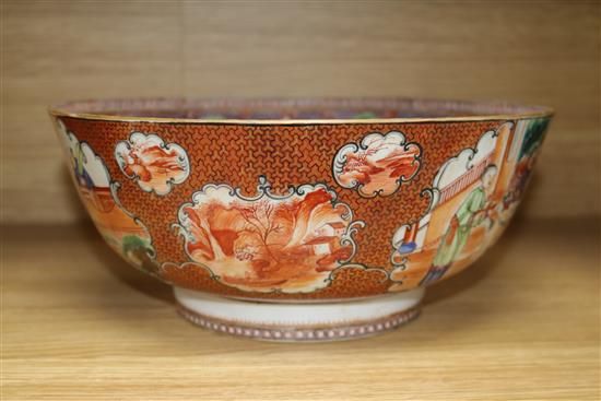 A Cantonese bowl 29cm diam